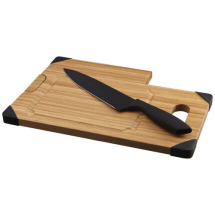 Avery Bambus-Schneidebrett mit Messer