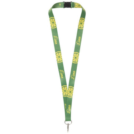 Addie vollfarbig bedrucktes Lanyard - zweiseitig