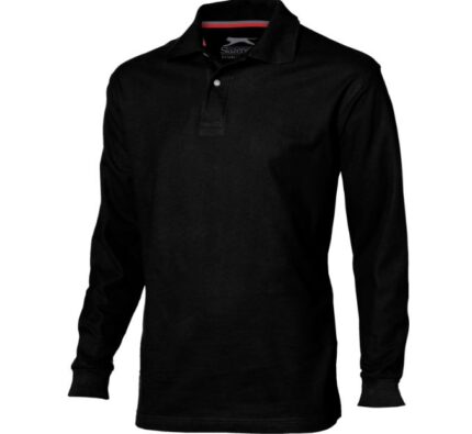 Point langärmliges Poloshirt für Herren
