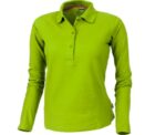 Point langärmliges Poloshirt für Damen