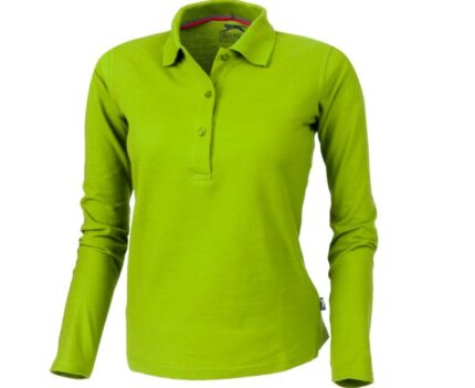Point langärmliges Poloshirt für Damen