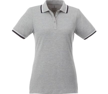 Fairfield Poloshirt mit weissem Rand für Damen