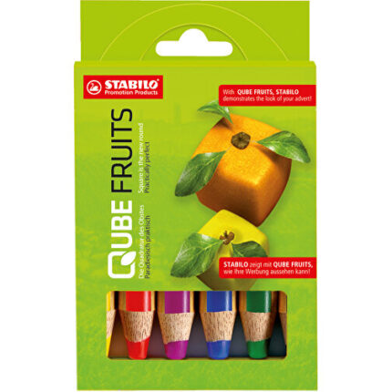 STABILO woody 3 in 1 Farbstift 6er-Set