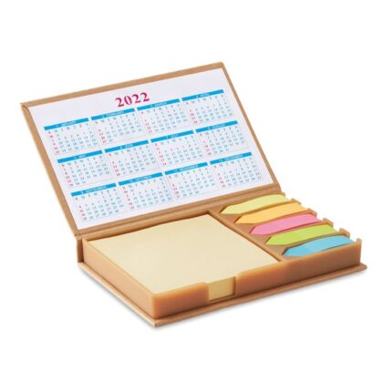 Kalender mit Notizzettel