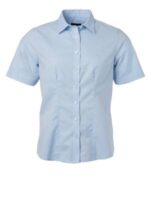 Damen Bluse kurze Ärmel Oxford