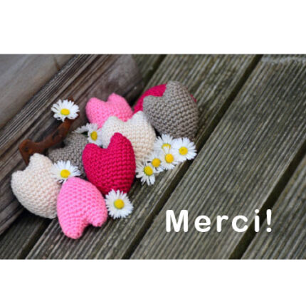 Dankekarte «Merci»